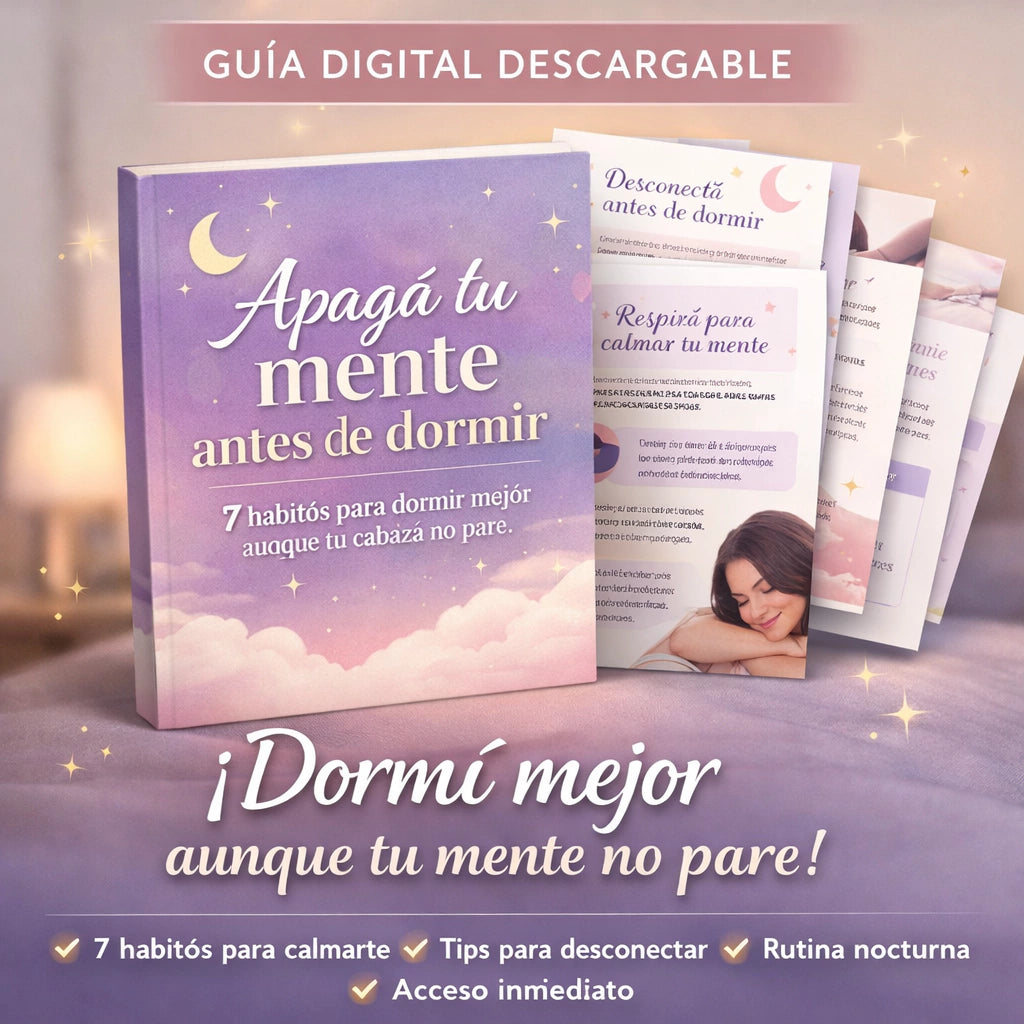 😴Dormí mejor aunque tu mente no pare - Programa Digital (PDF) Elegirme Primero