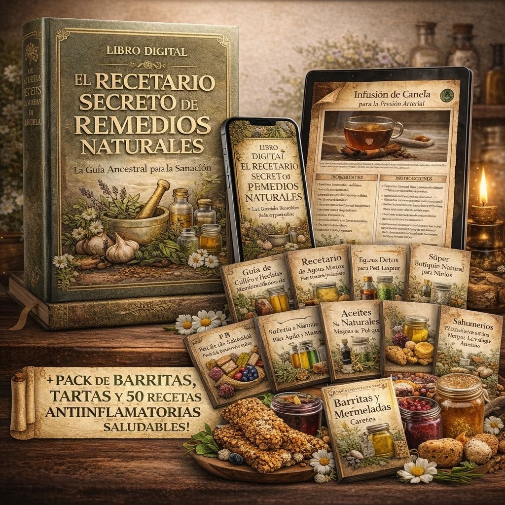 Restablece tu salud: El Recetario Secreto de Remedios Naturales - La Guía Ancestral para la Sanación + 10 REGALOS PREMIUM🎁