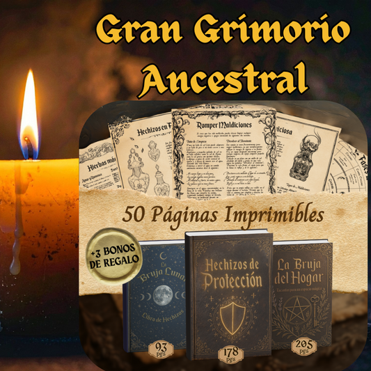 📜 Gran Grimorio Ancestral: Sabiduría Ancestral para despertar tus caminos 🎁 +3 Regalos Increíbles