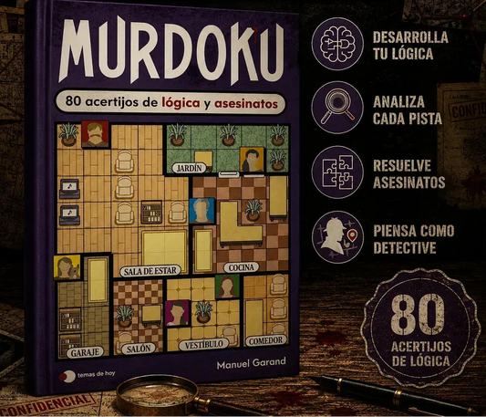 Murdoku: 80 acertijos de lógica y asesinatos